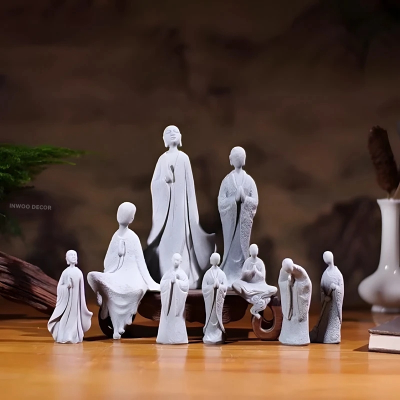 Stone Buddha Statue Little Mon – обзор и цена Bonsai Garden For Desk