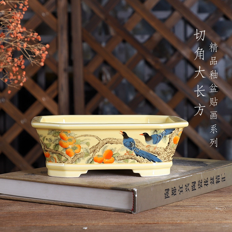 Porcelain Rectangle Bonsai Pot – обзор и цена Bonsai Garden For Desk
