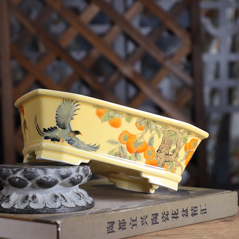 Porcelain Rectangle Bonsai Pot – обзор и цена Bonsai Garden For Desk