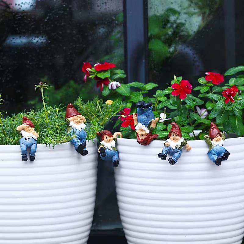 6pcs/Set Creative Climbing Gno – обзор и цена Bonsai Garden For Desk
