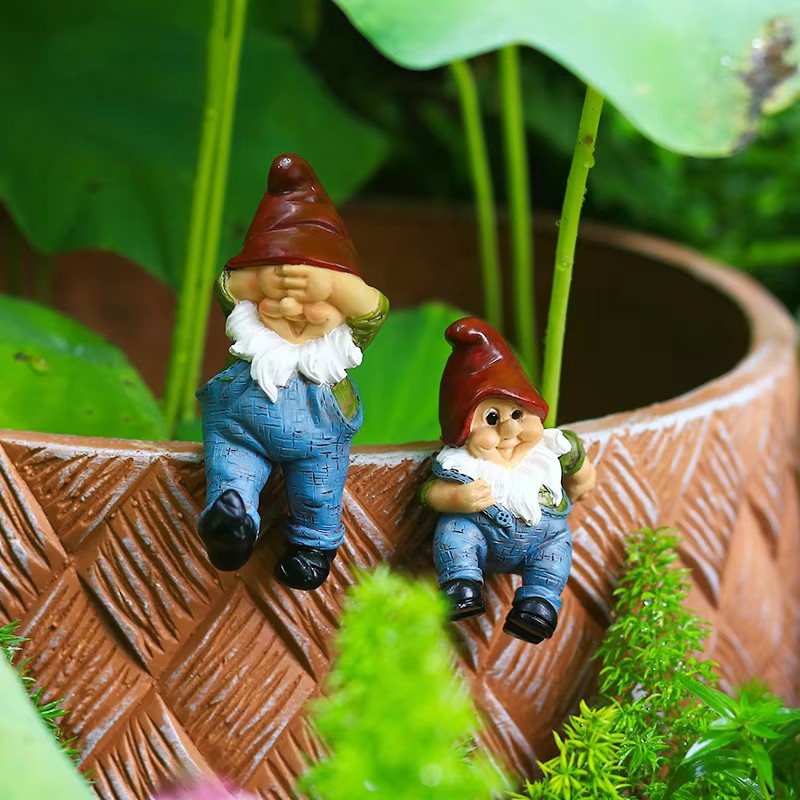6pcs/Set Creative Climbing Gno – обзор и цена Bonsai Garden For Desk