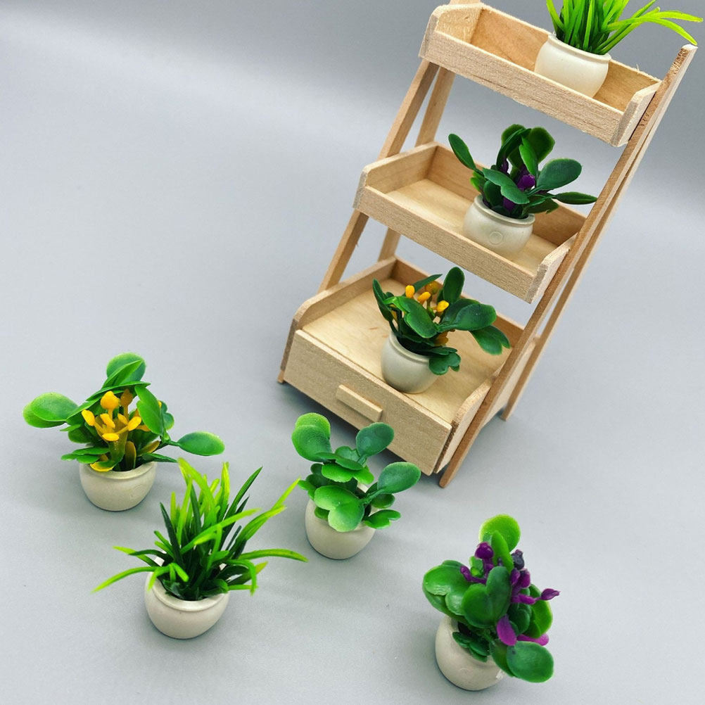 4Pcs Miniature Potted Plant Si – обзор и цена Bonsai Garden Europe
