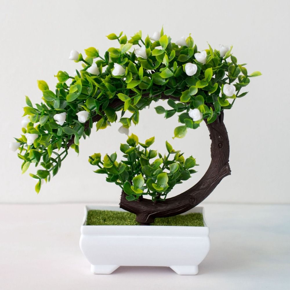 Pot New Artificial Plants Bons – обзор и цена Bonsai Garden For Desk