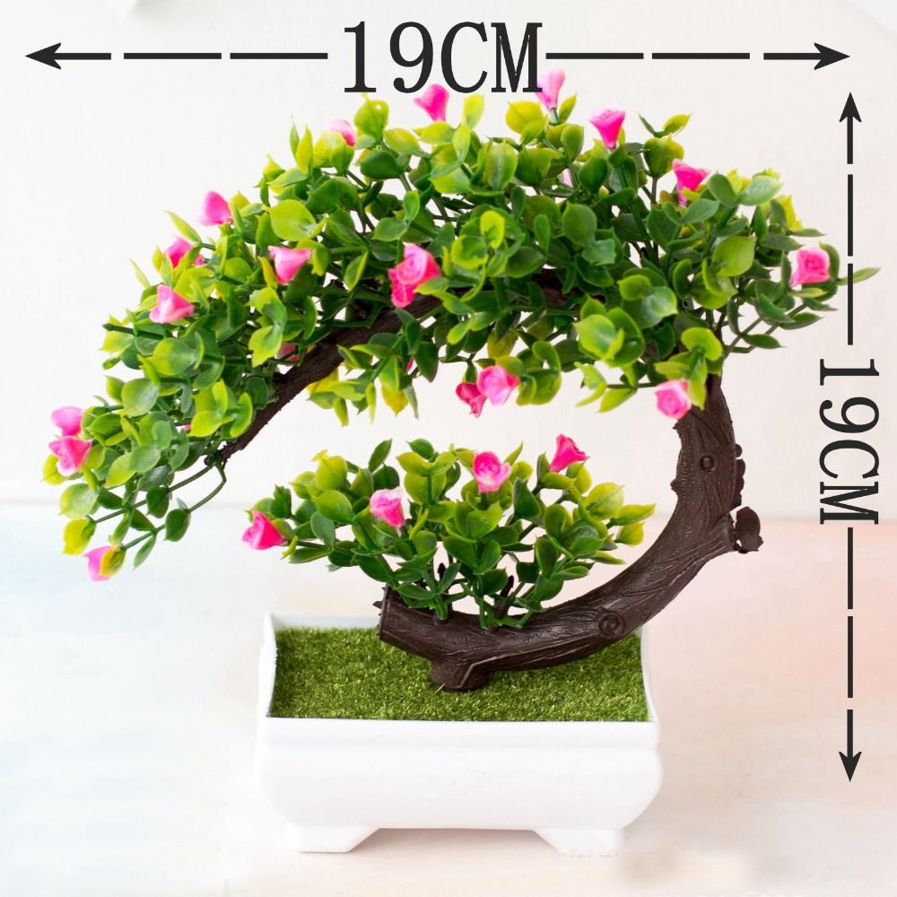 Pot New Artificial Plants Bons – обзор и цена Bonsai Garden For Desk
