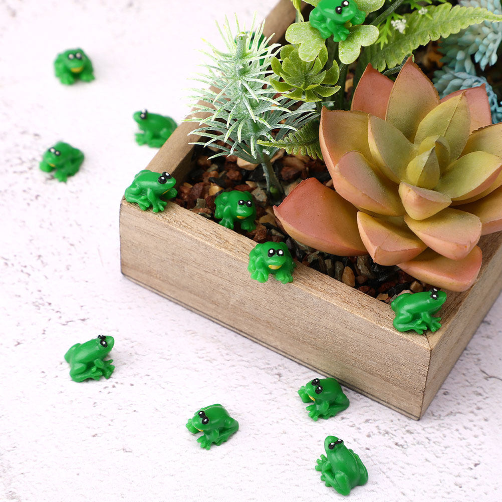 10Pcs Mini Frog Statue Resin G – обзор и цена Bonsai Garden For Desk