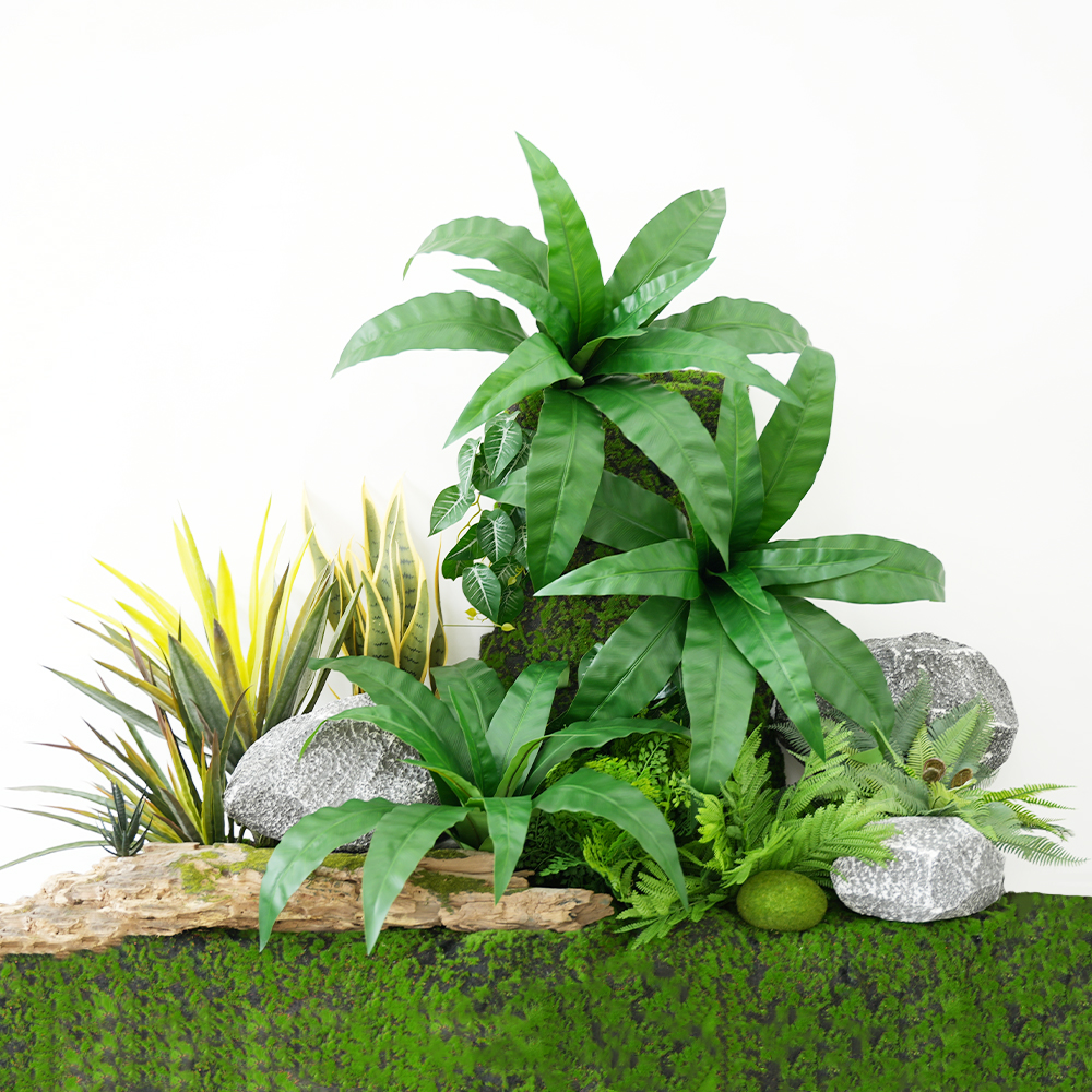 Large Artificial Fern with 12  – обзор и цена Bonsai Garden Entrance