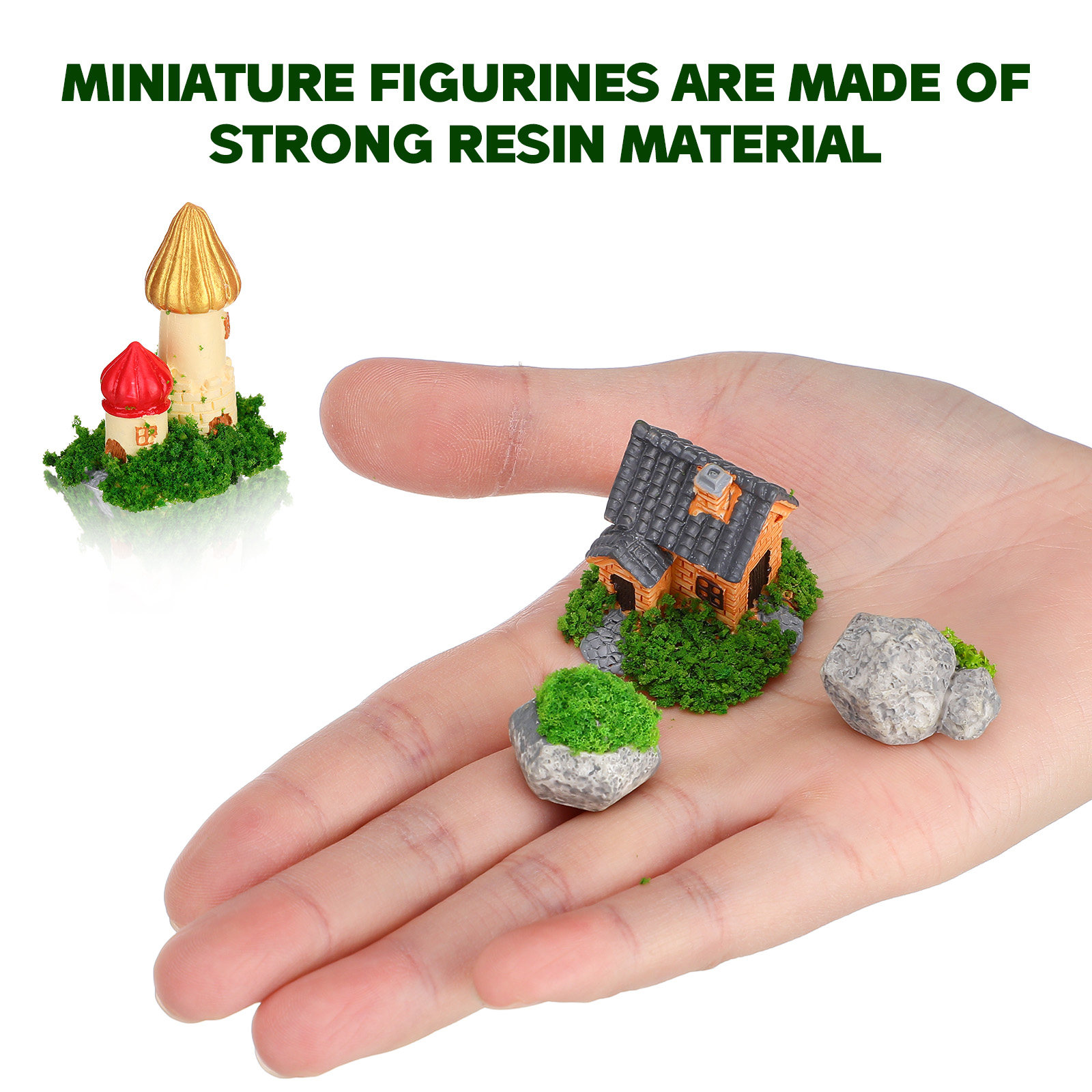 1Set Miniature Garden Resin De – обзор и цена Bonsai Garden For Desk