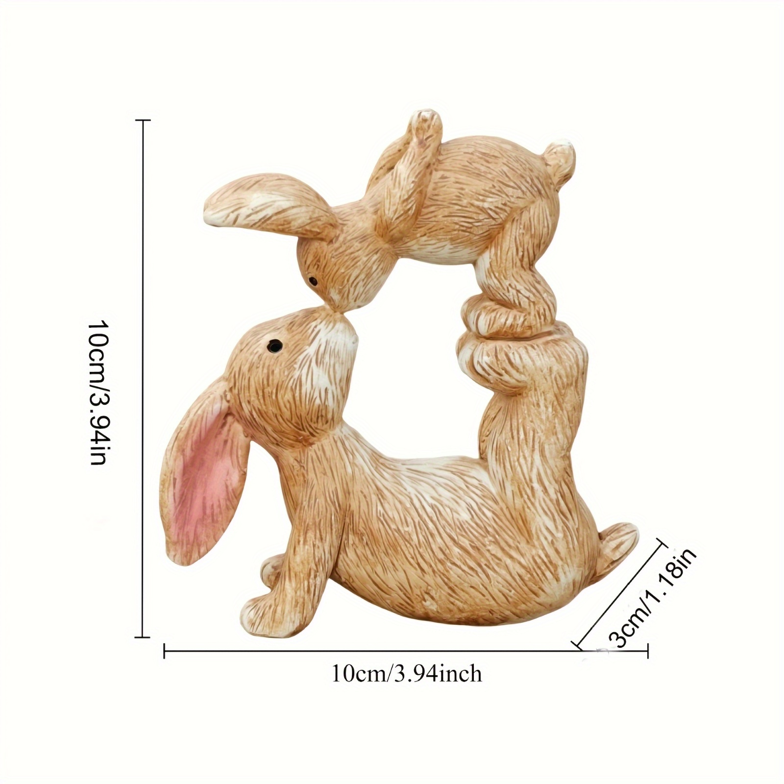 Garden Resin Kissing Bunny Sta – обзор и цена Bonsai Garden For Desk