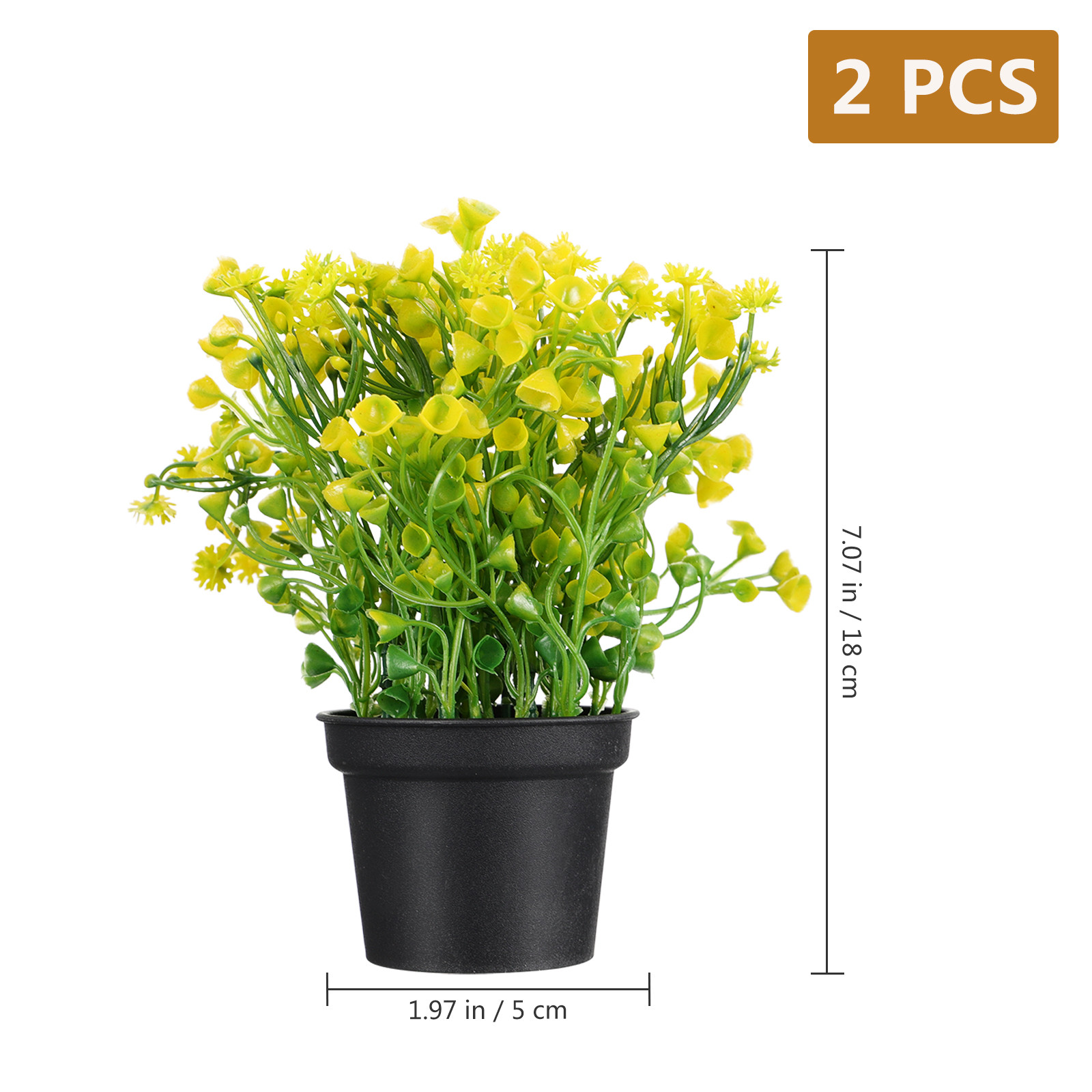 2Pcs Fake Bell Grass Simulatio – обзор и цена Bonsai Garden For Desk